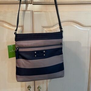 A micro fiber Kate Spade crossbody. NWT and very versatile. The colors are great